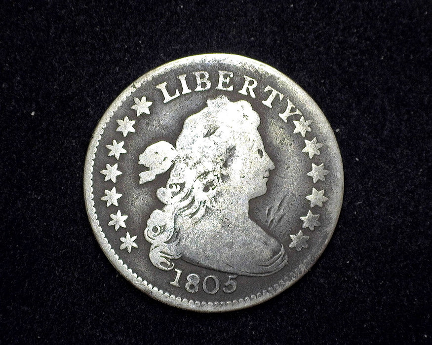 1805 Draped Bust Dime VG 4 Berries - US Coin