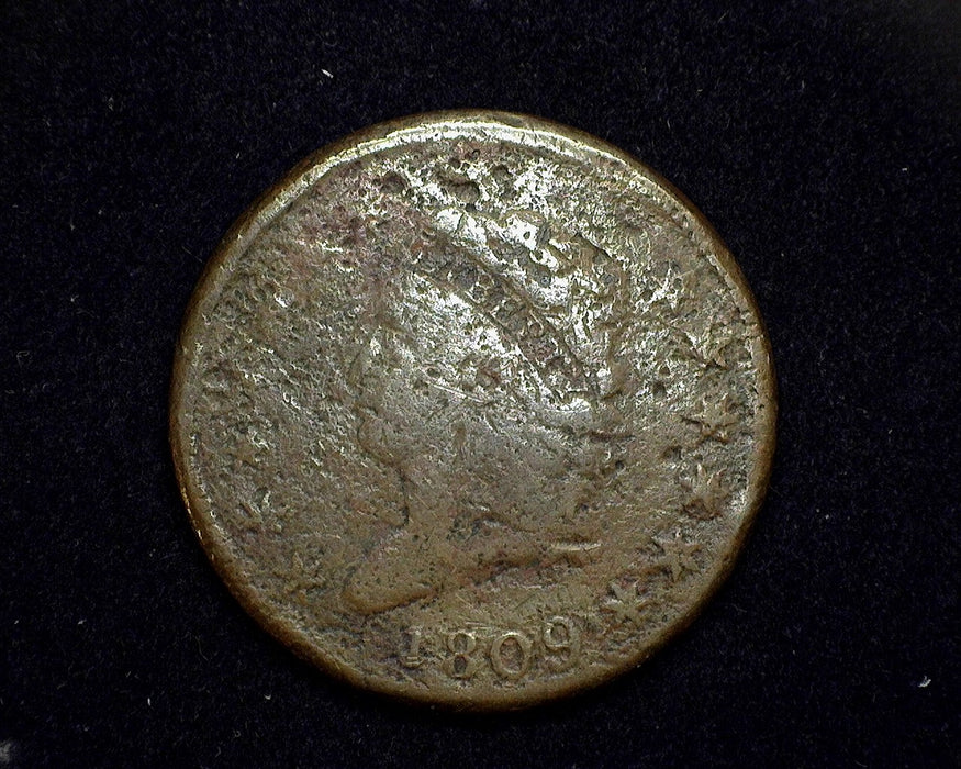 1809 Large Cent Classic Head Cent G Porous - US Coin