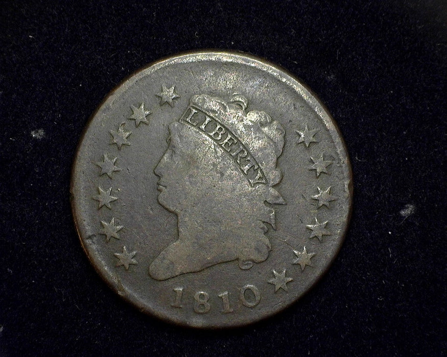 1810 Large Cent Classic Head Cent G - US Coin