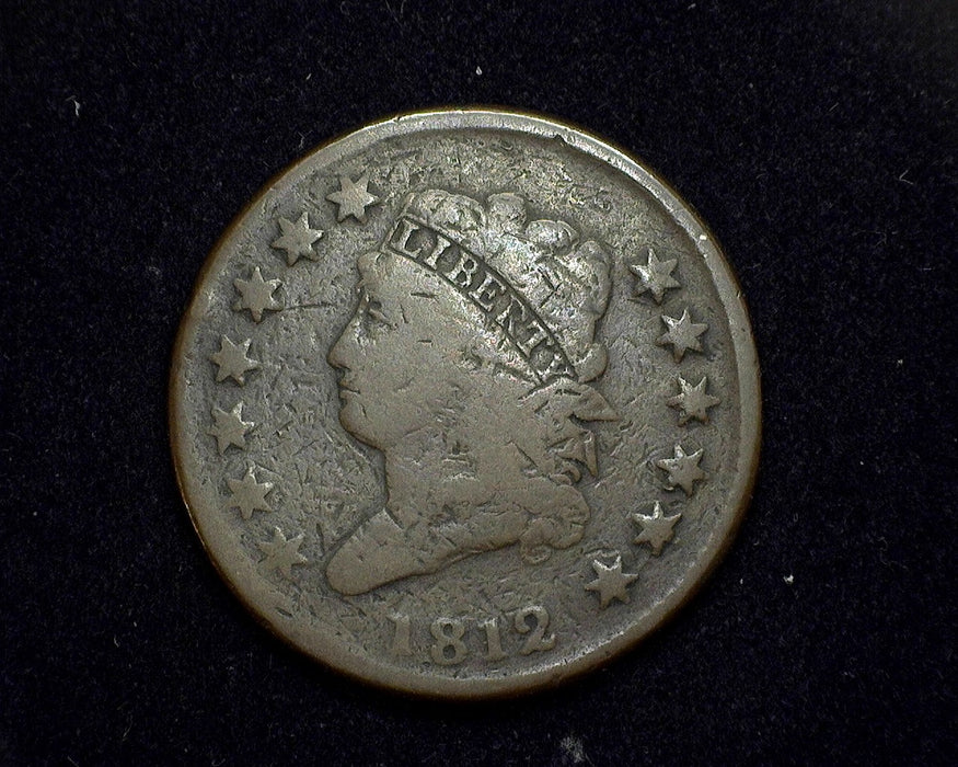 1812 Large Cent Classic Head Cent VG Small date - US Coin