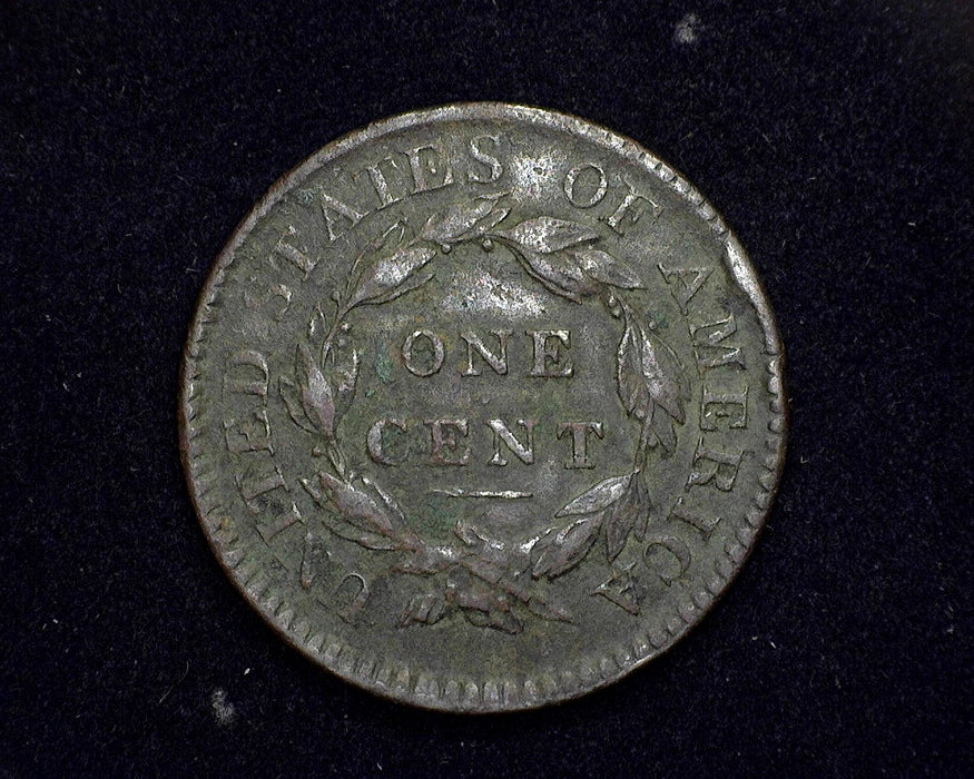 1817 Large Cent Coronet VF 15 stars Some porosity - US Coin