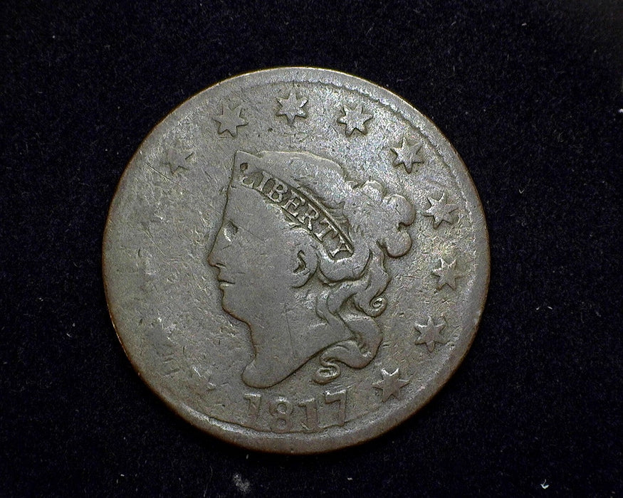 1817 Large Cent Coronet VG Wide date 13 stars - US Coin