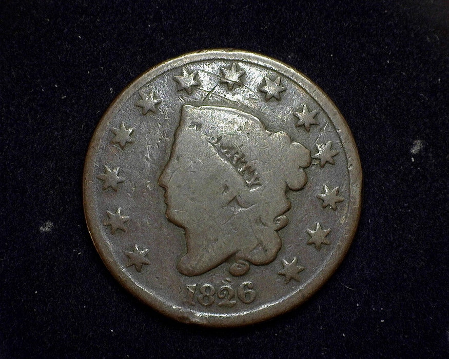 1826/5 Large Cent Coronet G - US Coin