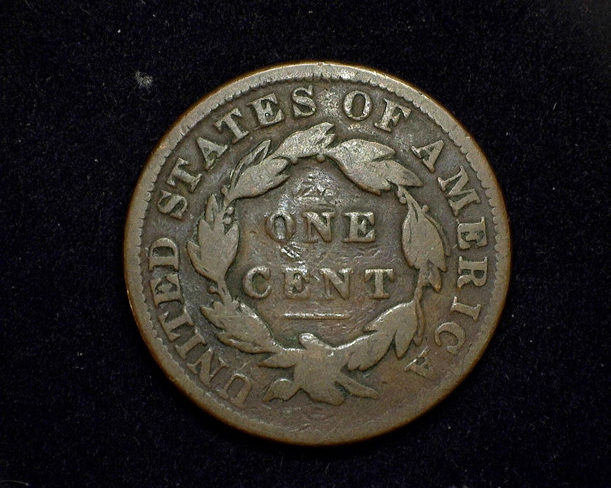 1834 Large Cent Coronet VG Sm 8 large stars - US Coin