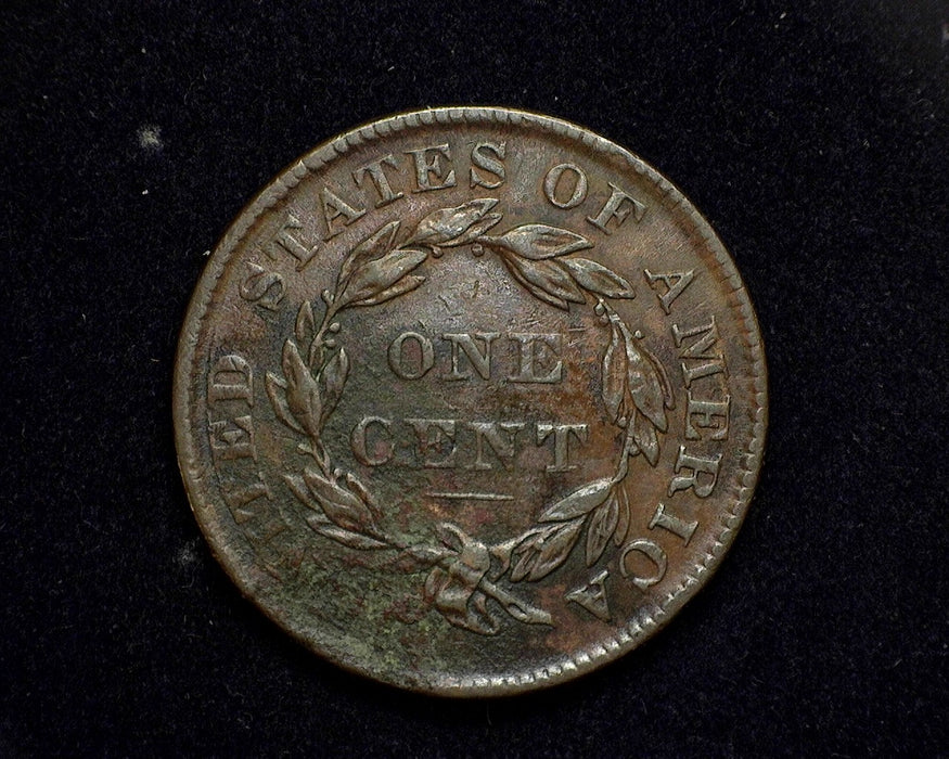 1835 Large Cent Coronet VF/XF Head 36 - US Coin