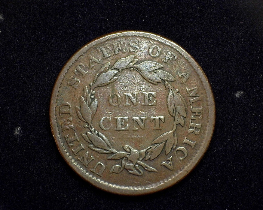 1836 Large Cent Coronet F - US Coin