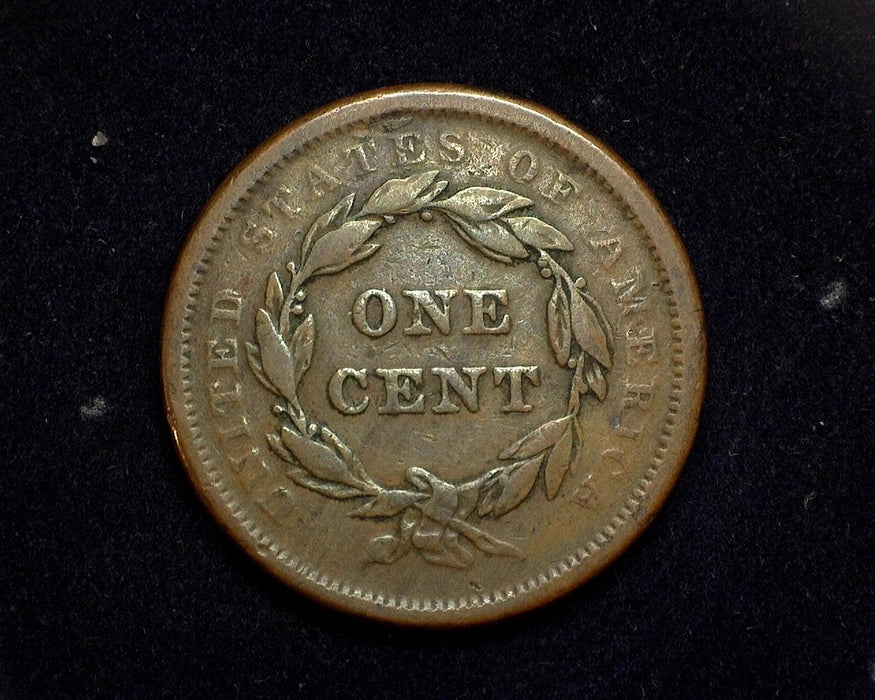 1839 Large Cent Matron F/VF Petite head - US Coin