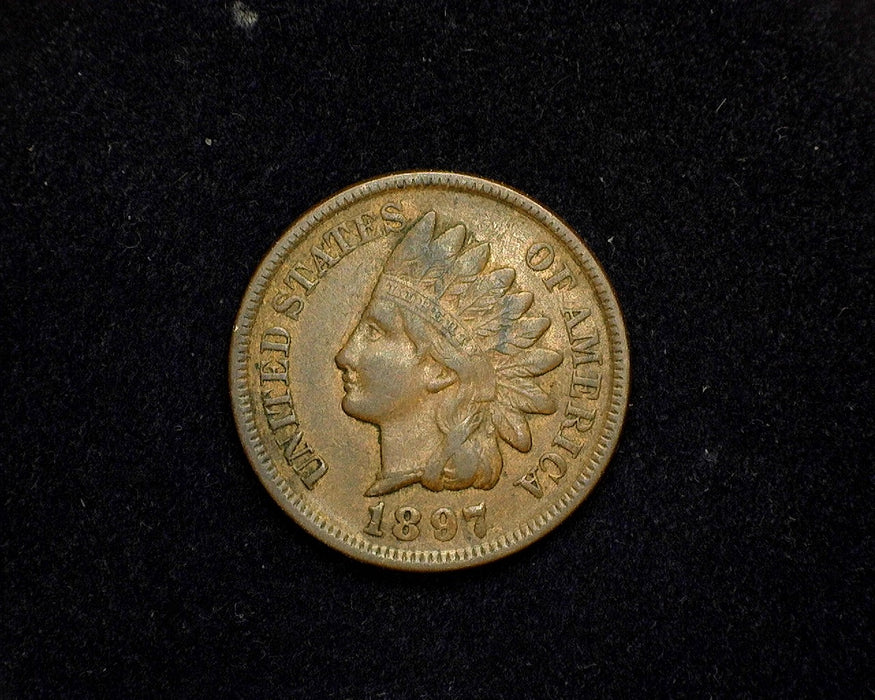 1897 Indian Head Penny/Cent VF/XF - US Coin