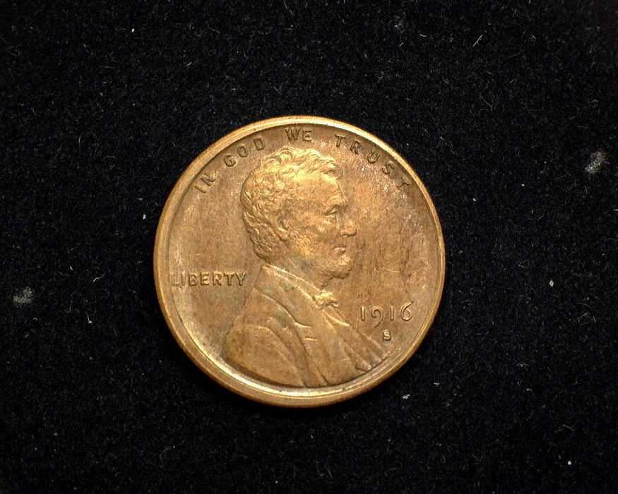 1916 S Lincoln Wheat Penny/Cent BU - US Coin