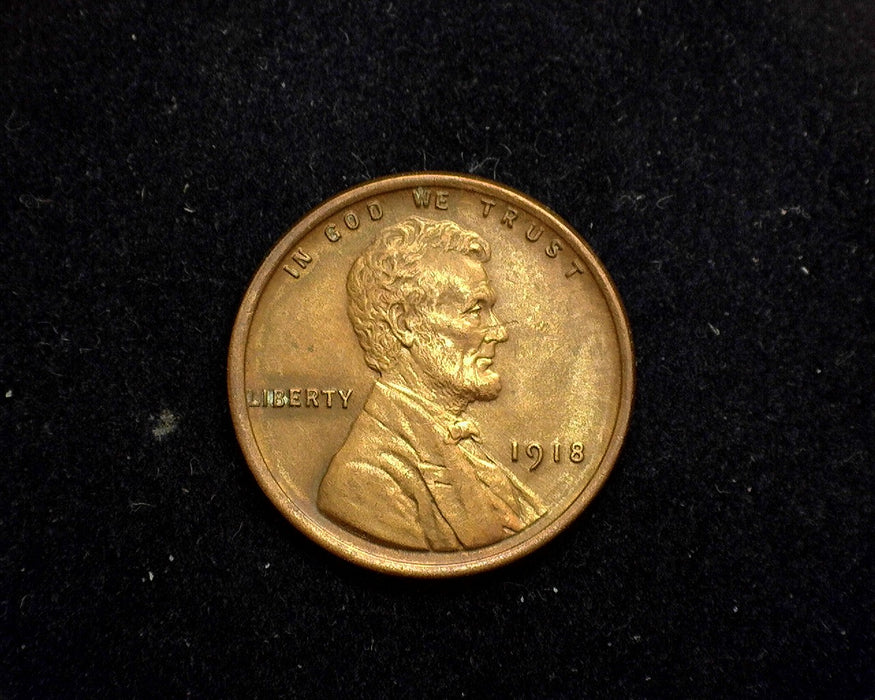 1918 Lincoln Wheat Penny/Cent AU - US Coin