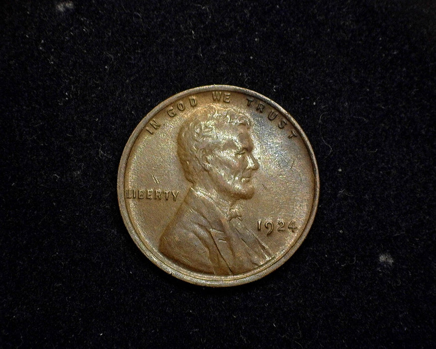 1924 Lincoln Wheat Penny/Cent XF - US Coin