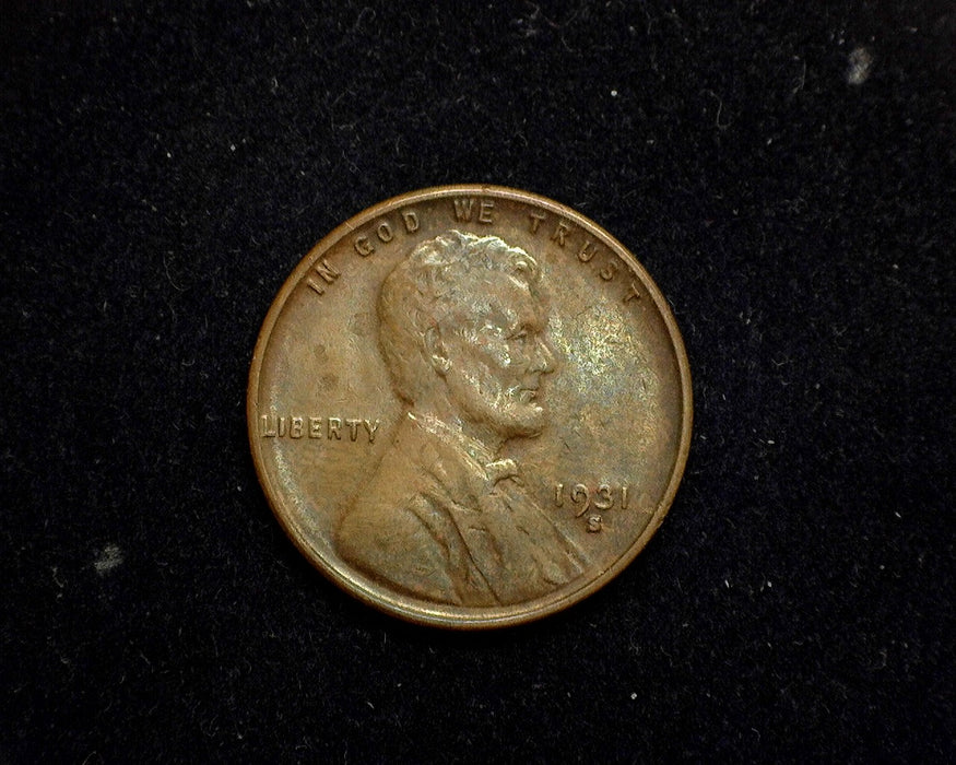 1931 S Lincoln Wheat Penny/Cent VF - US Coin