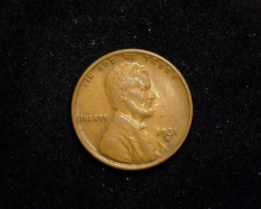 1931 S Lincoln Wheat Penny/Cent XF - US Coin