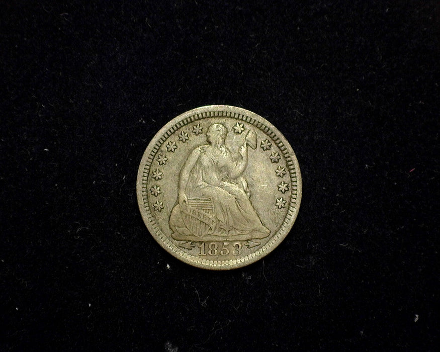 1853 Arrows Liberty Seated Half Dime F/VF - US Coin