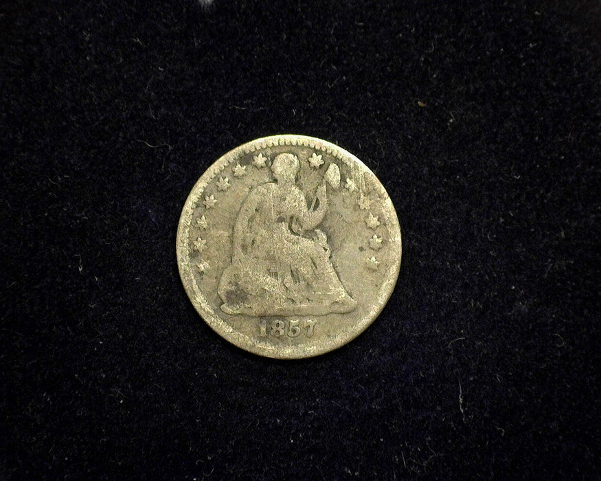 1857 Liberty Seated Half Dime G - US Coin