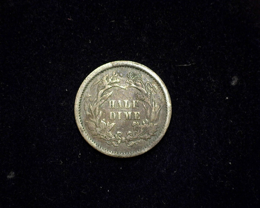 1862 Liberty Seated Half Dime F - US Coin