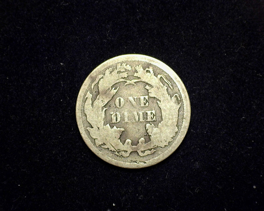 1875 Liberty Seated Dime F - US Coin