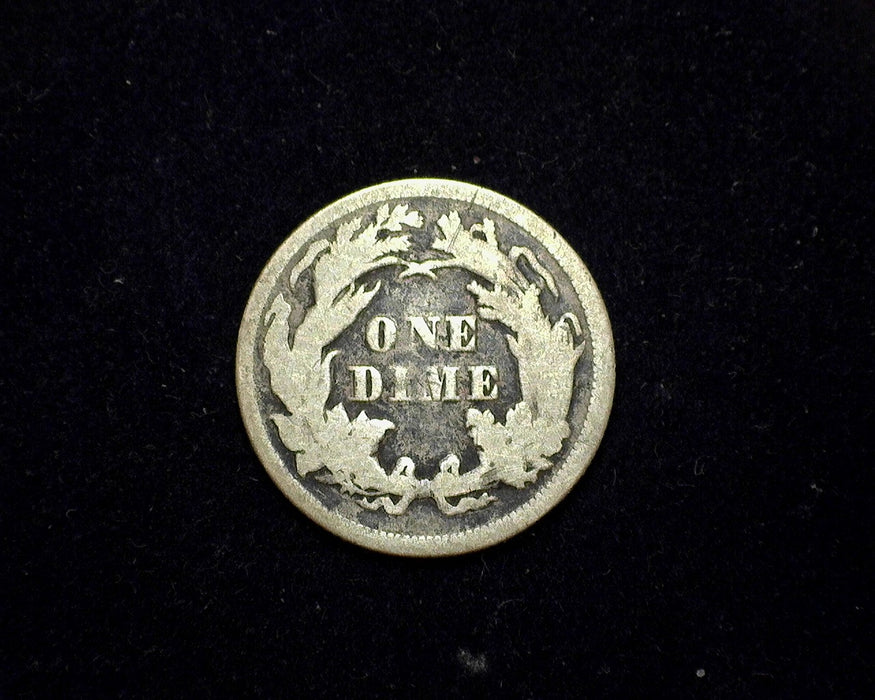 1876 Liberty Seated Dime F - US Coin