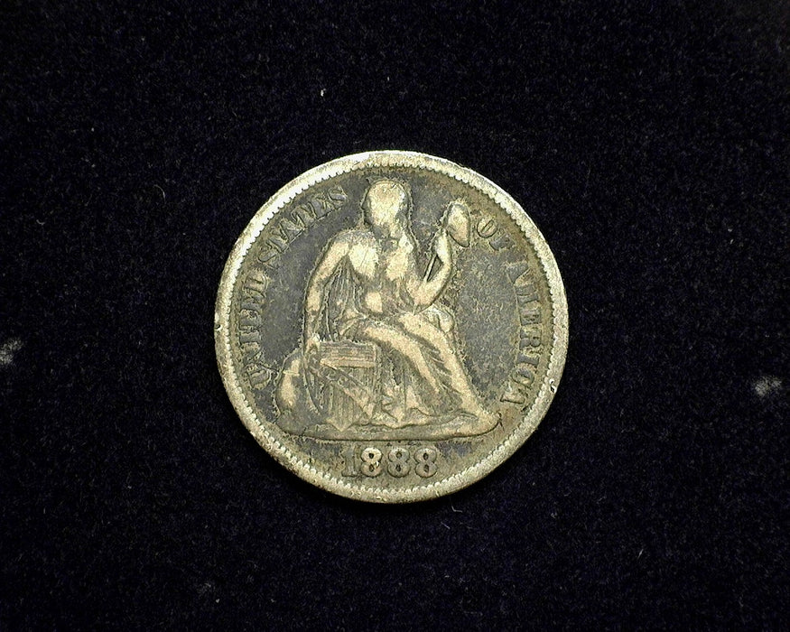 1888 Liberty Seated Dime F - US Coin