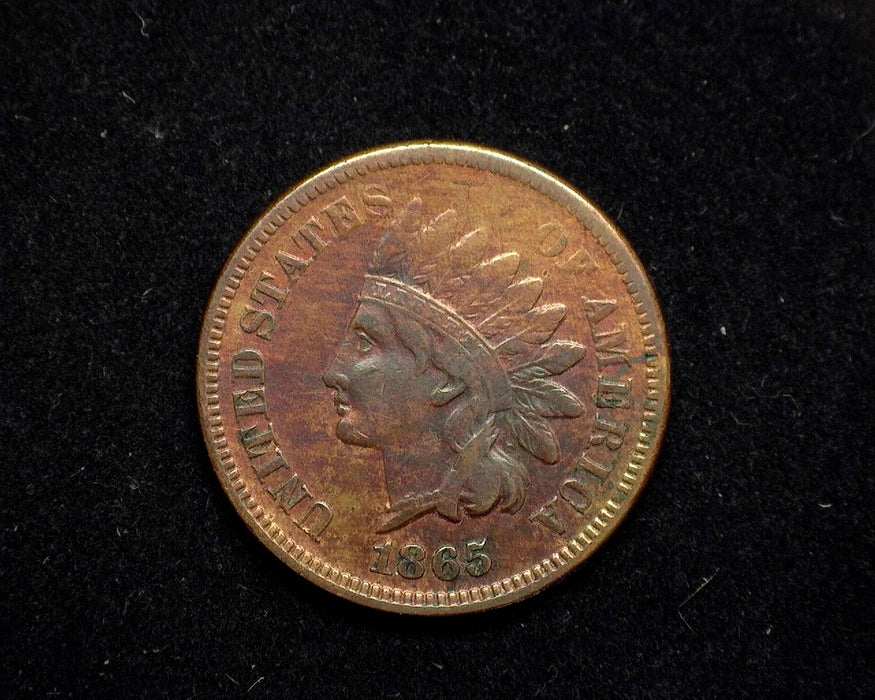 1865 Indian Head Penny/Cent F/VF - US Coin