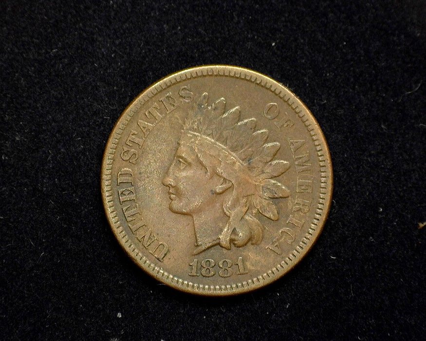 1881 Indian Head Penny/Cent F/VF - US Coin