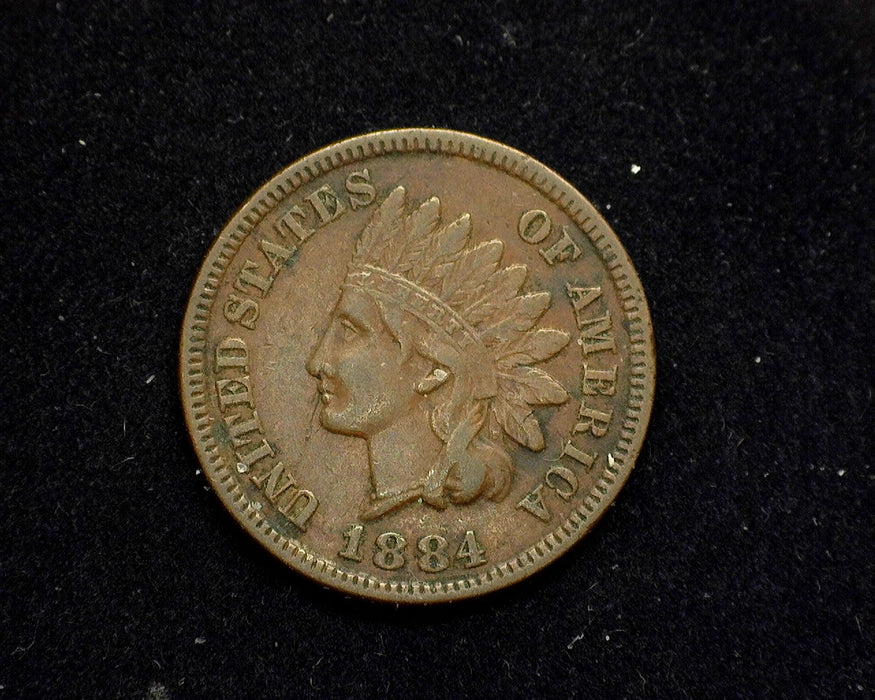 1884 Indian Head Penny/Cent VF - US Coin