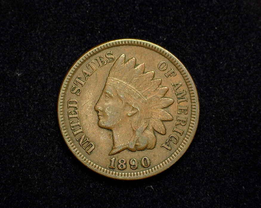 1890 Indian Head Penny/Cent VF/XF - US Coin