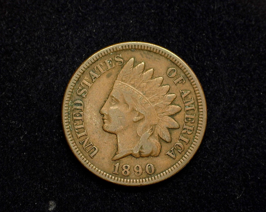 1890 Indian Head Penny/Cent VF - US Coin