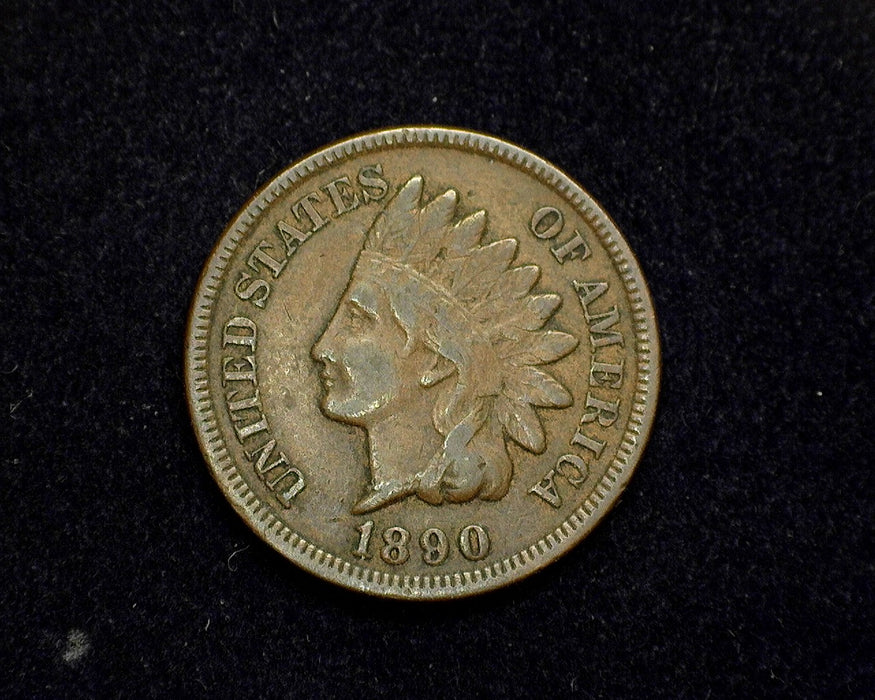 1890 Indian Head Penny/Cent VF - US Coin