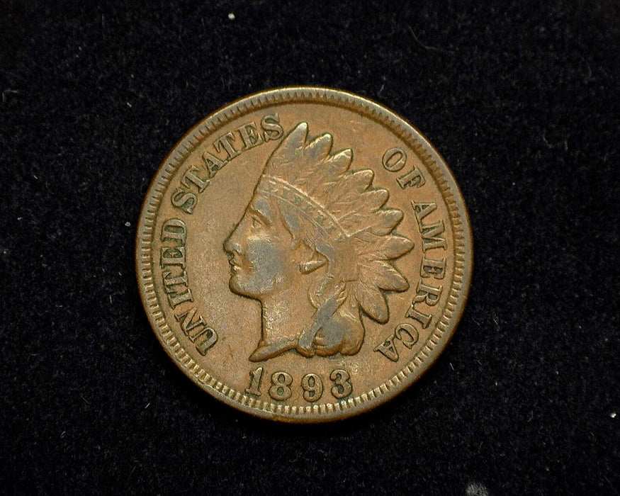 1893 Indian Head Penny/Cent VF/XF - US Coin