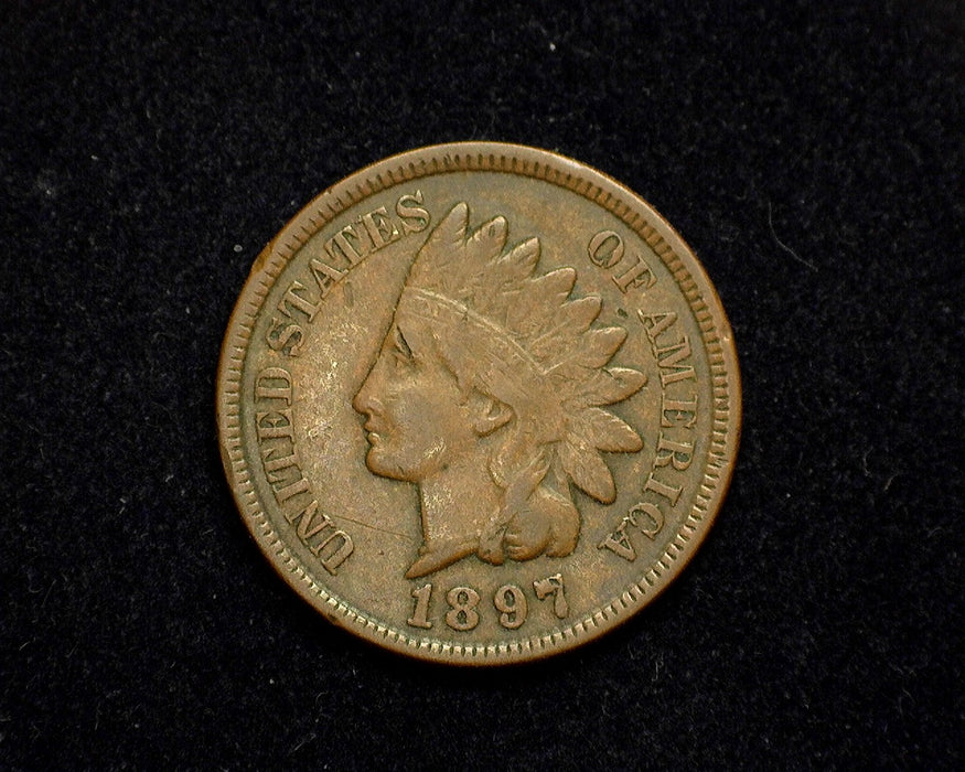 1897 Indian Head Penny/Cent VF/XF - US Coin