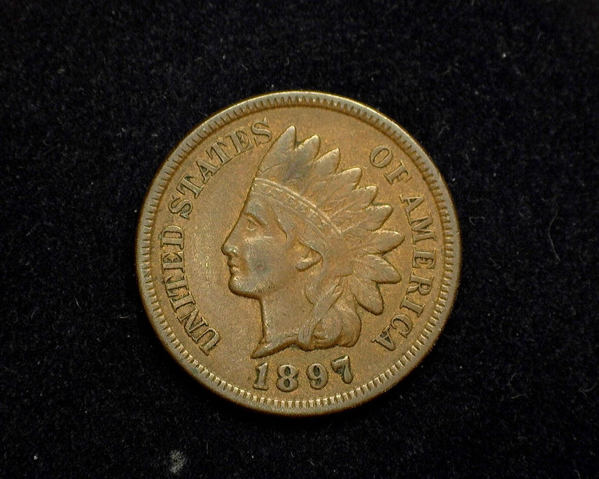 1897 Indian Head Penny/Cent VF/XF - US Coin