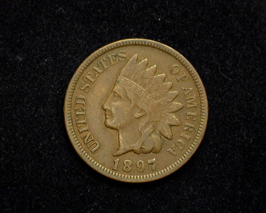 1897 Indian Head Penny/Cent VF - US Coin