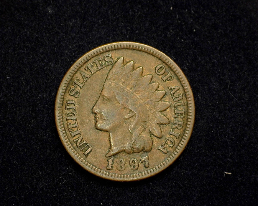 1897 Indian Head Penny/Cent VF - US Coin