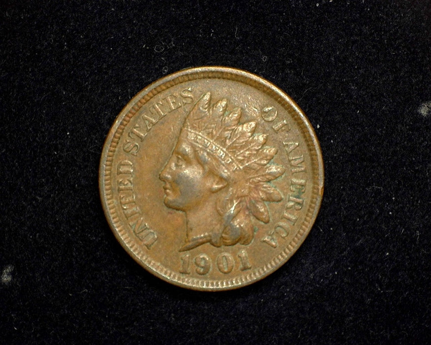 1901 Indian Head Penny/Cent XF - US Coin