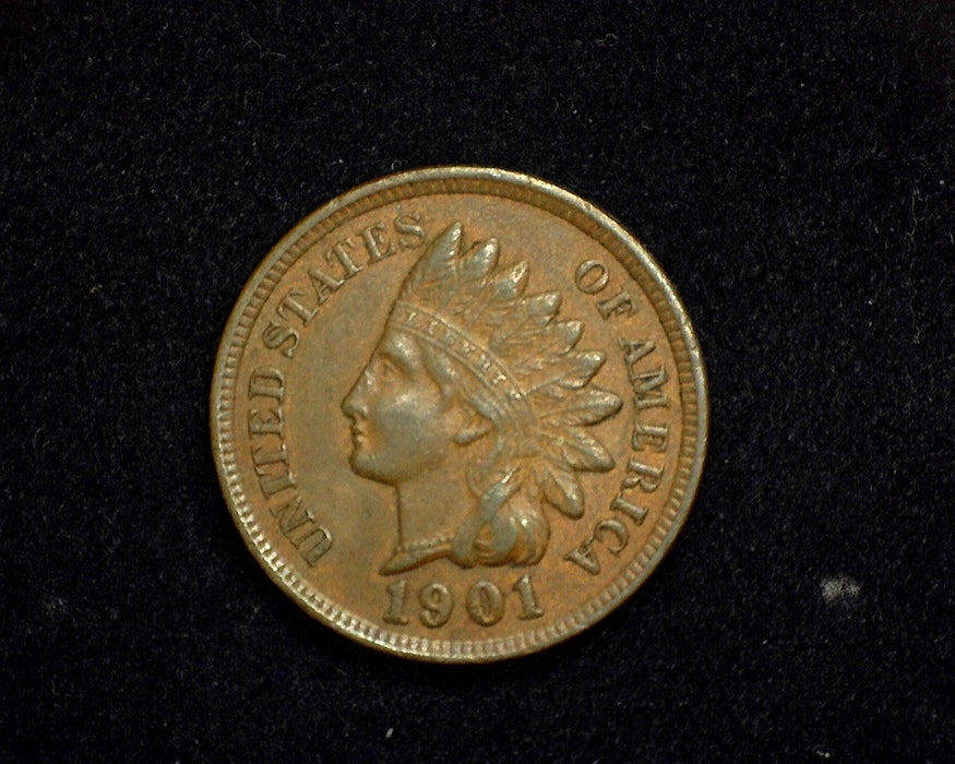 1901 Indian Head Penny/Cent XF - US Coin