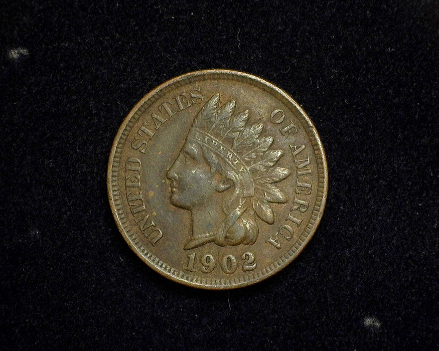 1902 Indian Head Penny/Cent XF - US Coin