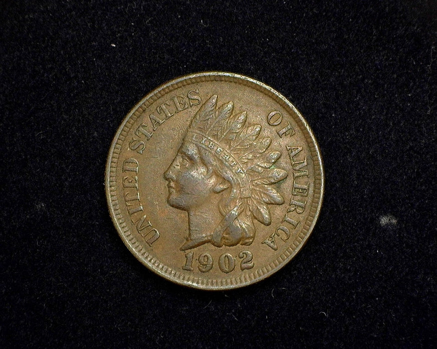 1902 Indian Head Penny/Cent XF - US Coin