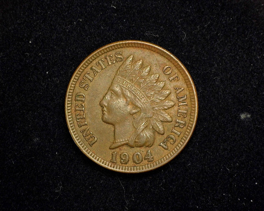 1904 Indian Head Penny/Cent XF - US Coin