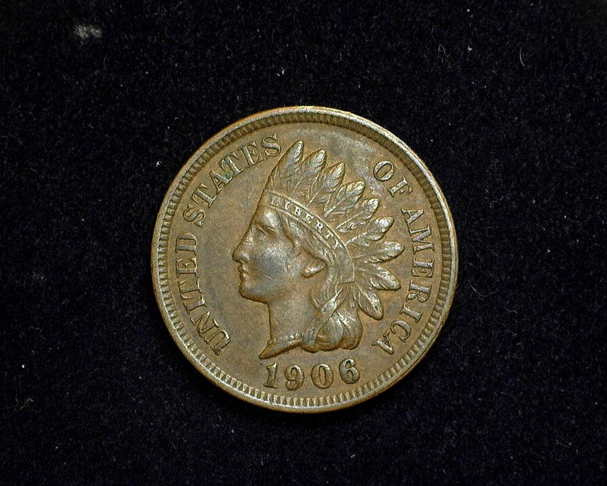 1906 Indian Head Penny/Cent XF - US Coin