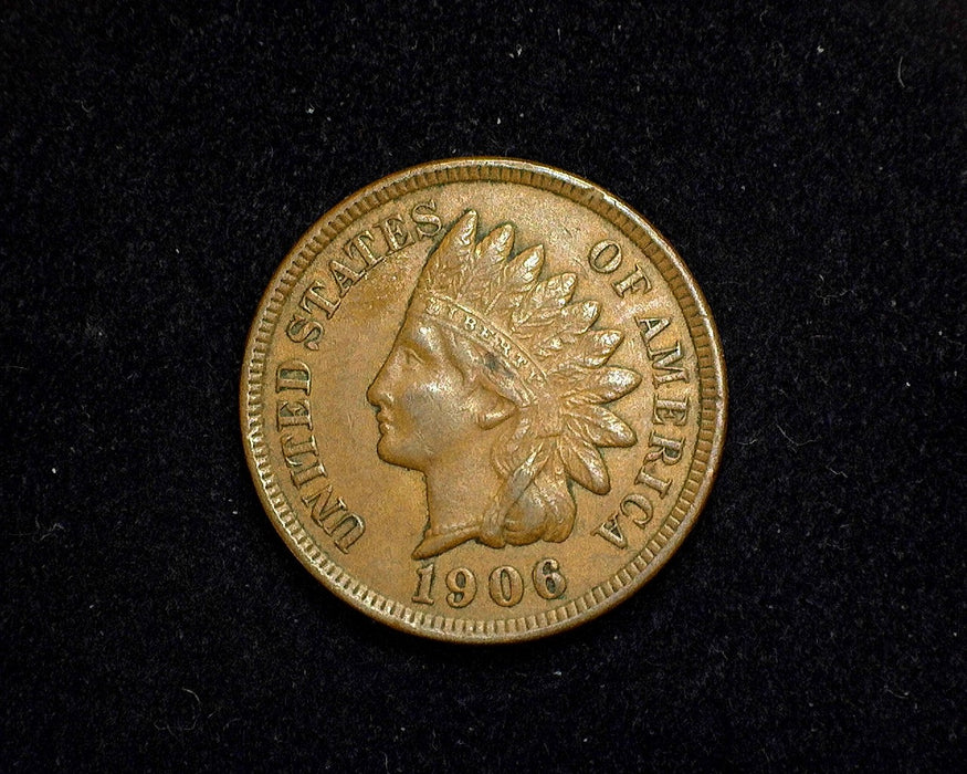 1906 Indian Head Penny/Cent XF - US Coin