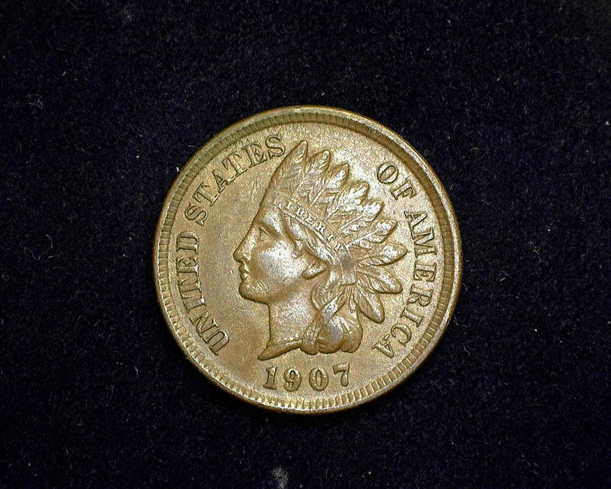 1907 Indian Head Penny/Cent XF - US Coin