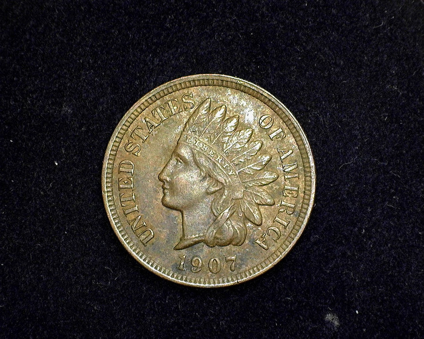 1907 Indian Head Penny/Cent XF - US Coin