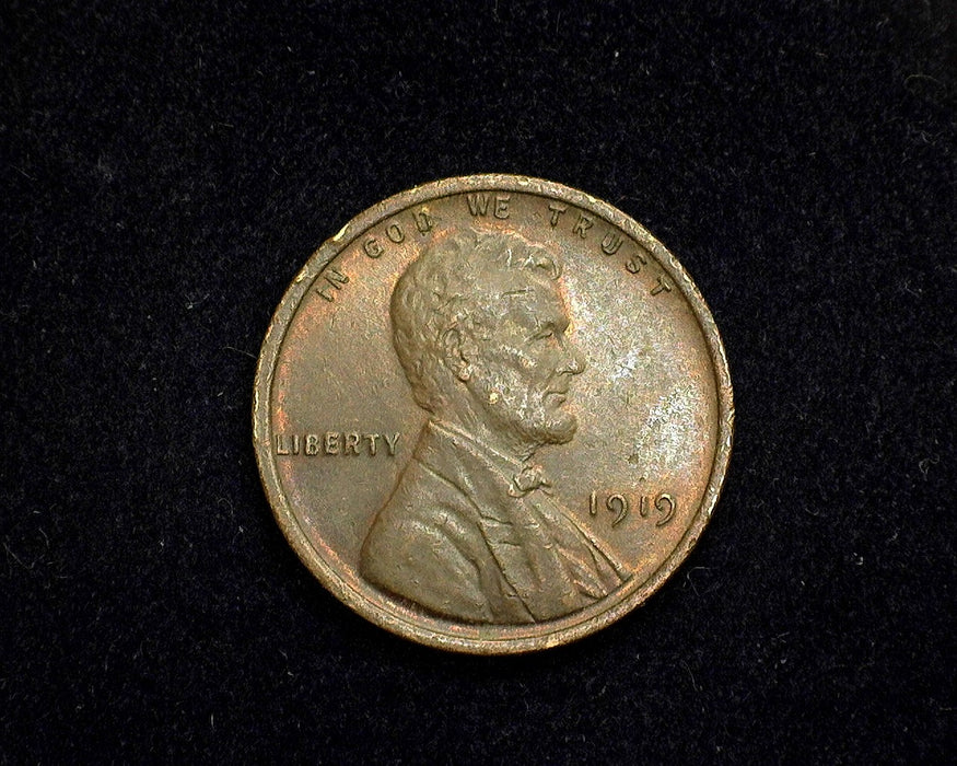 1919 Lincoln Wheat Penny/Cent AU - US Coin