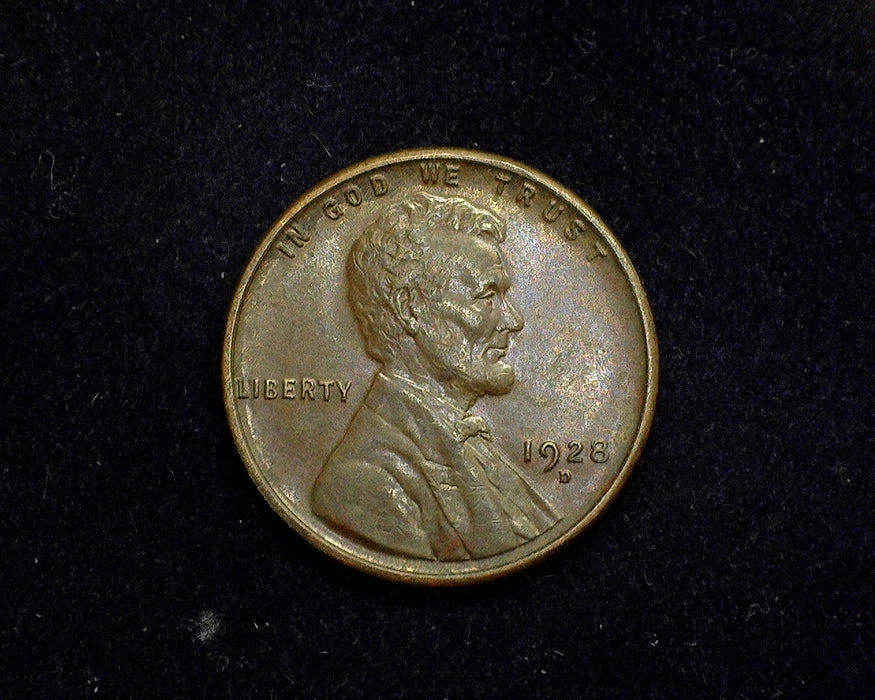 1928 D Lincoln Wheat Penny/Cent XF/AU - US Coin