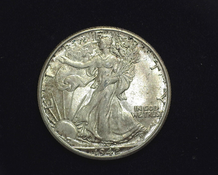 1942 Walking Liberty Half Dollar BU MS-64 - US Coin