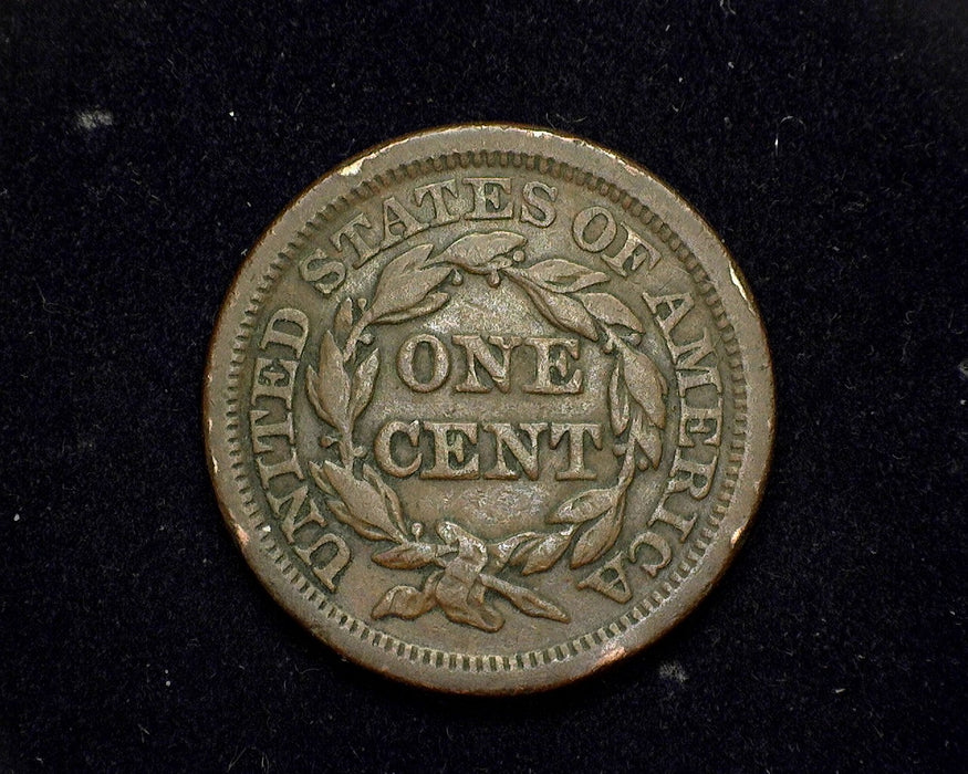 1847 Large Cent Coronet F - US Coin