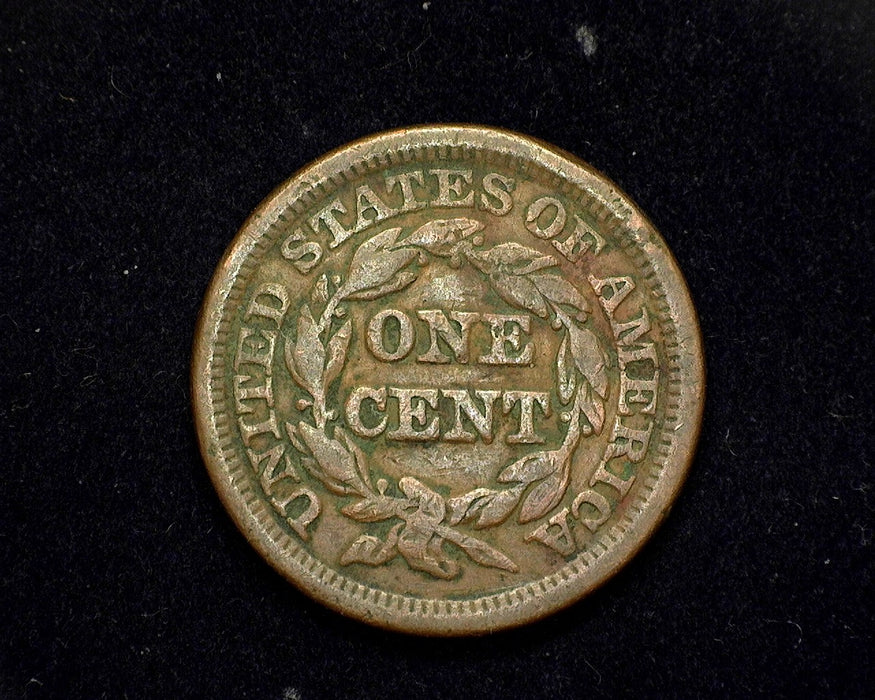 1847 Large Cent Coronet VG/F - US Coin