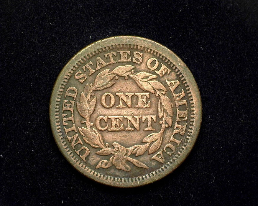 1847 Large Cent Coronet F - US Coin