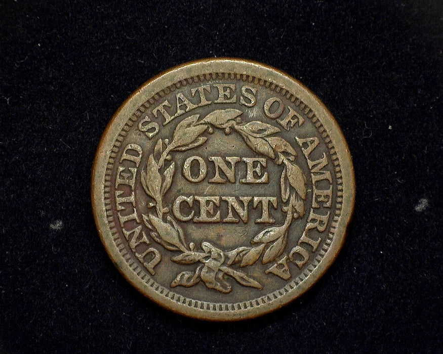 1850 Large Cent Coronet F/VF - US Coin